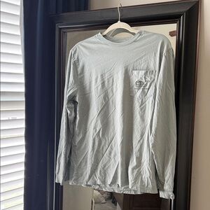 Vineyard Vines Light Gray Long Sleeve Tee